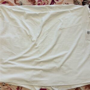 White Skort